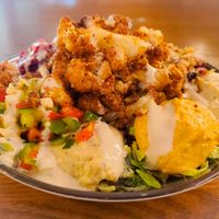 Vegan bowl at Yafo Kitchen - East Blvd in Charlotte