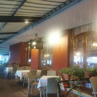 Terrace at Kapos Restaurant in Kaposvar