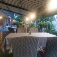 Terrace at Kapos Restaurant in Kaposvar