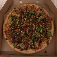 Vegayaki pizza  at Domino's Pizza in Luebbenau