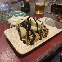 Churros and ice cream   at The Queen Inn in Cwmbran