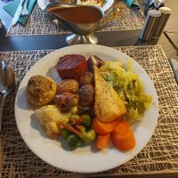 Main: F*let Mignon with all the festive trimmings at The Queen Inn in Cwmbran