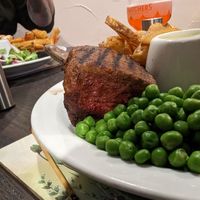 Close up of the tenderloin steak #Veganuary at The Queen Inn in Cwmbran