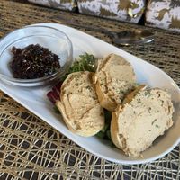 Mushroom pate  at The Queen Inn in Cwmbran