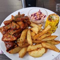 Bbq ribs at The Queen Inn in Cwmbran