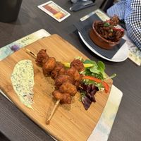 Tikka skewers   at The Queen Inn in Cwmbran