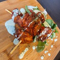 Tikka sticks - starter at The Queen Inn in Cwmbran