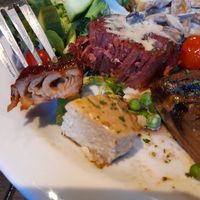 Crazy fake meat at The Queen Inn in Cwmbran