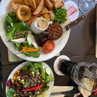 Steak (from a different visit) at The Queen Inn in Cwmbran