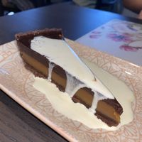 Trillionaire Tart with Cream   at The Queen Inn in Cwmbran