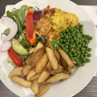 Hunter’s chicken  at The Queen Inn in Cwmbran