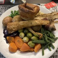 vegan christmas dinner   at The Queen Inn in Cwmbran