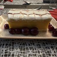 vegan custard slice of dreams 🥰  at The Queen Inn in Cwmbran