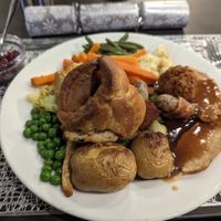 Best vegan Xmas roast at The Queen Inn in Cwmbran