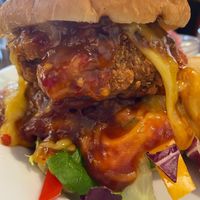 Burger  at The Queen Inn in Cwmbran