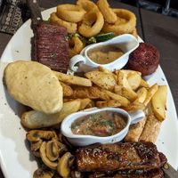 Sharer mixed grill. Absolutely divine!  at The Queen Inn in Cwmbran