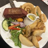 Ste*k with stilt*n sauce   at The Queen Inn in Cwmbran