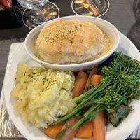 Chick*n and bac*n pie   at The Queen Inn in Cwmbran