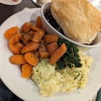 Mushroom Pie at The Queen Inn in Cwmbran
