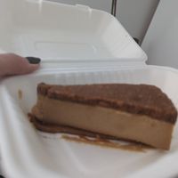 Caramel cheesecake at The Queen Inn in Cwmbran