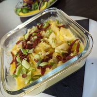 Vegan side dishes at The Queen Inn in Cwmbran