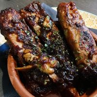 BBQ ribs  at The Queen Inn in Cwmbran