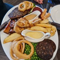 Mixed grill at The Queen Inn in Cwmbran