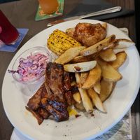 Ribs and chicken at The Queen Inn in Cwmbran