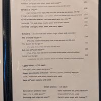 Autumn 2024 Menu at The Queen Inn in Cwmbran