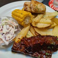Chicken and Ribs at The Queen Inn in Cwmbran