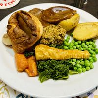 Sunday roast - seitan   at The Queen Inn in Cwmbran