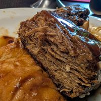 Tournedos Rossini (3D printed meat flank) at The Queen Inn in Cwmbran