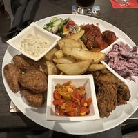 Trio of wing   at The Queen Inn in Cwmbran