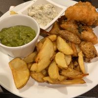 Tofish and chips   at The Queen Inn in Cwmbran