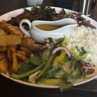 Char siu  at The Queen Inn in Cwmbran