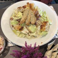 Chicken and bacon Caesar salad    at The Queen Inn in Cwmbran