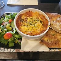 Lasagne at The Queen Inn in Cwmbran