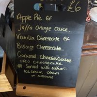 Dessert menu | July ‘25  at The Queen Inn in Cwmbran