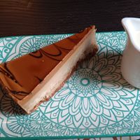 Caramel cheesecake at The Queen Inn in Cwmbran