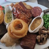 Mixed grill at The Queen Inn in Cwmbran