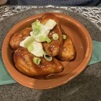 BBQ chicken wings   at The Queen Inn in Cwmbran