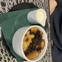 Figgy bread and butter pudding   at The Queen Inn in Cwmbran