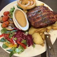 Lions mane steak  at The Queen Inn in Cwmbran