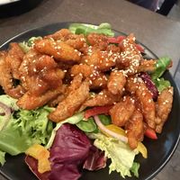 Crispy chilli beef  at The Queen Inn in Cwmbran