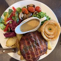 Lions mane steak  at The Queen Inn in Cwmbran