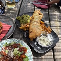 Banana blossom   at The Queen Inn in Cwmbran