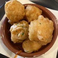 Tofu battered balls  at The Queen Inn in Cwmbran