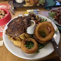 The lion’s mane steak💚  at The Queen Inn in Cwmbran