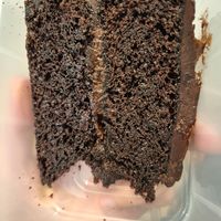 Chocolate cake at The Queen Inn in Cwmbran