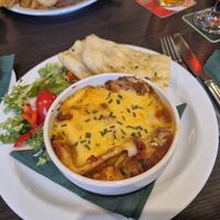 Lasagna at The Queen Inn in Cwmbran